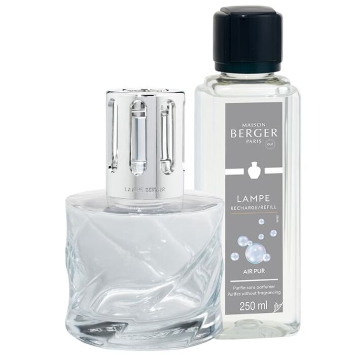 Maison Berger - Transparent Spiral Lampe Berger Gift Pack